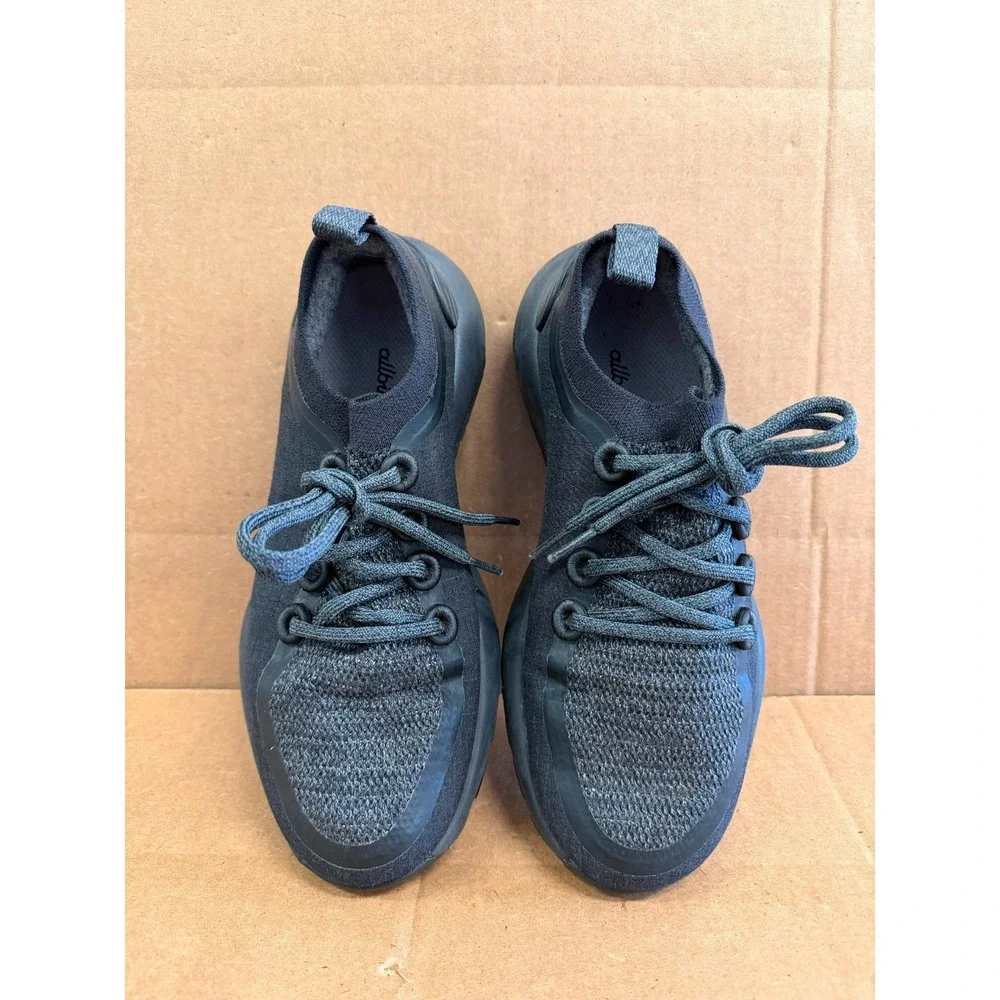 Allbirds Trail Runner Swt Lace Up Sneakers Natural Black Womens Size 8 US